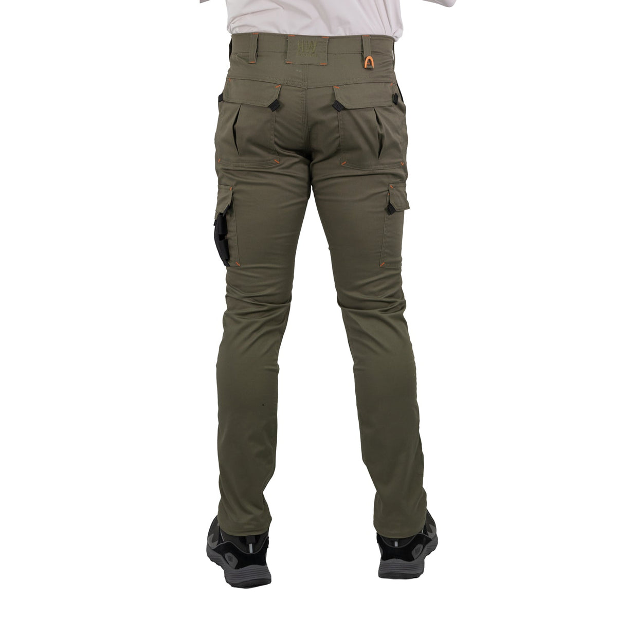 PANTALÓN CARGO HW DAKOTA SPANDEX VERDE OLIVA
