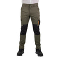 PANTALÓN CARGO HW DAKOTA SPANDEX VERDE OLIVA