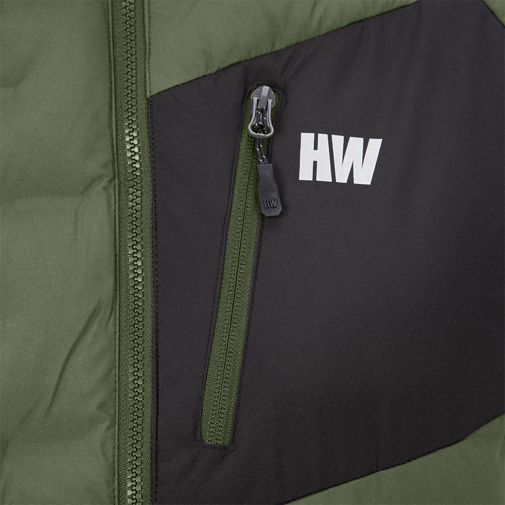 Parka Insulada HW Explorer S/Gorro Mujer Verde Musgo