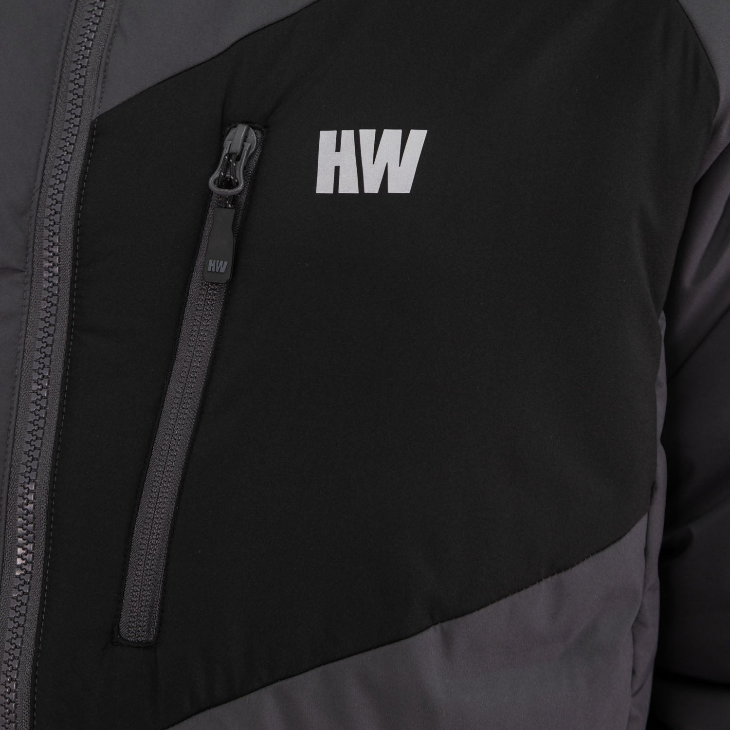 Parka Insulada HW Explorer S/Gorro Hombre Carbon Grey