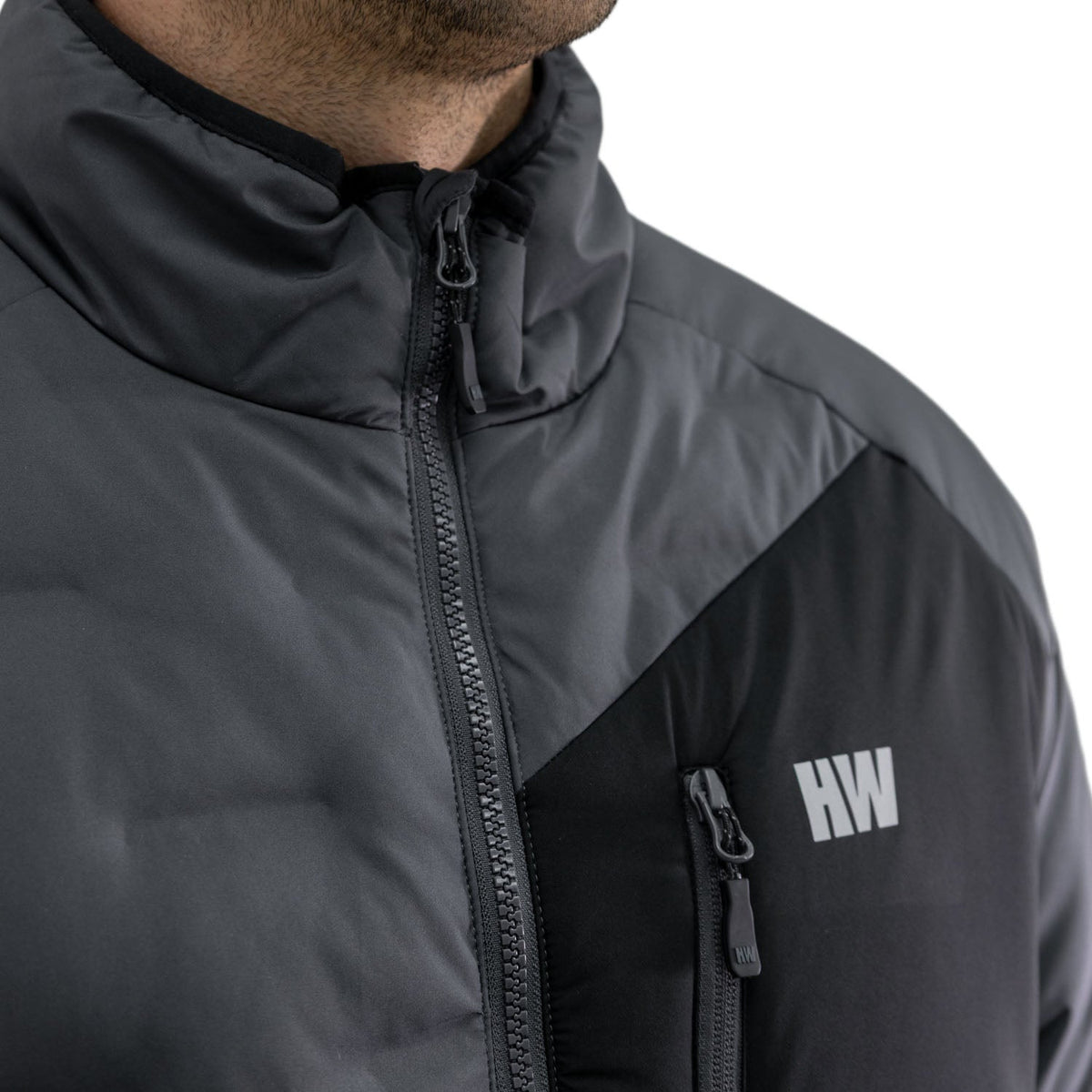 Parka Insulada HW Explorer S/Gorro Hombre Carbon Grey
