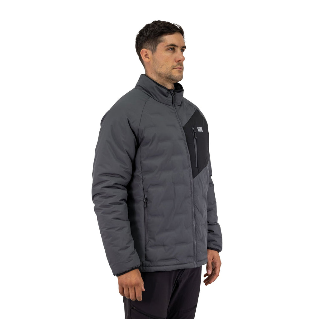 Parka Insulada HW Explorer S/Gorro Hombre Carbon Grey