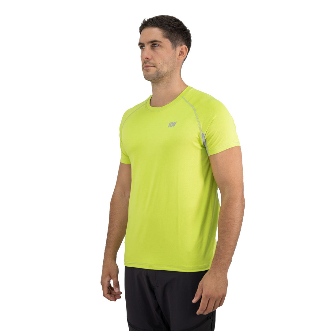 Polera Dry Fit HW SPX Manga Corta Hombre Lime