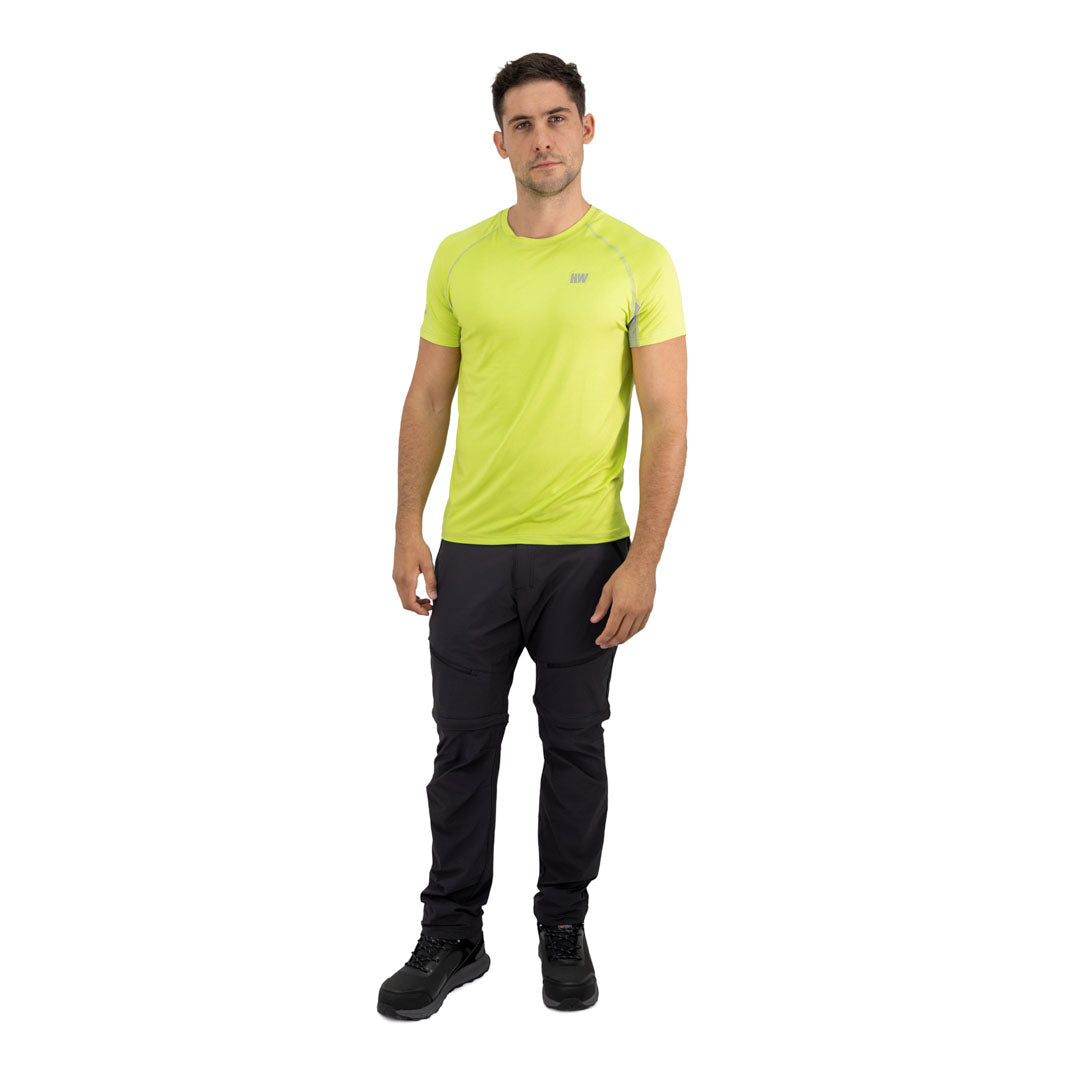 Polera Dry Fit HW SPX Manga Corta Hombre Lime