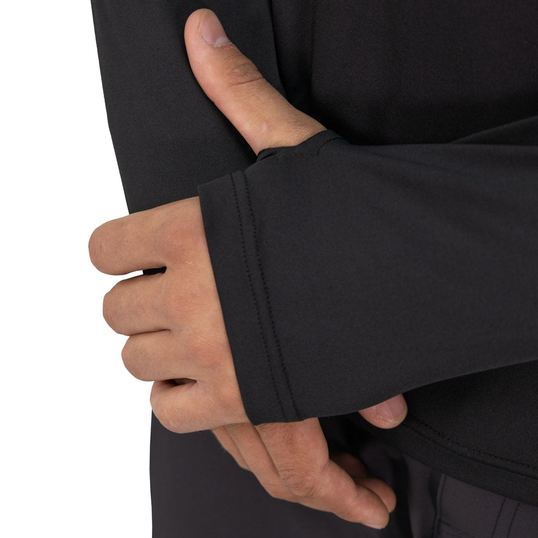 Polera Dry Fit HW SPX Manga Larga Hombre Black