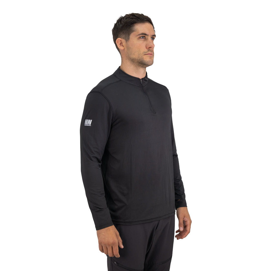 Polera Dry Fit HW SPX Manga Larga Hombre Black