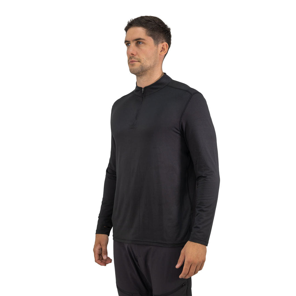 Polera Dry Fit HW SPX Manga Larga Hombre Black