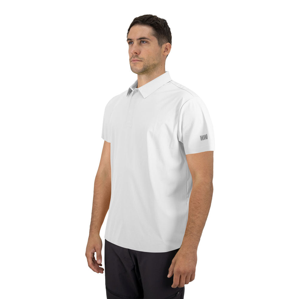 Polera HW Woods Manga Corta Blanco