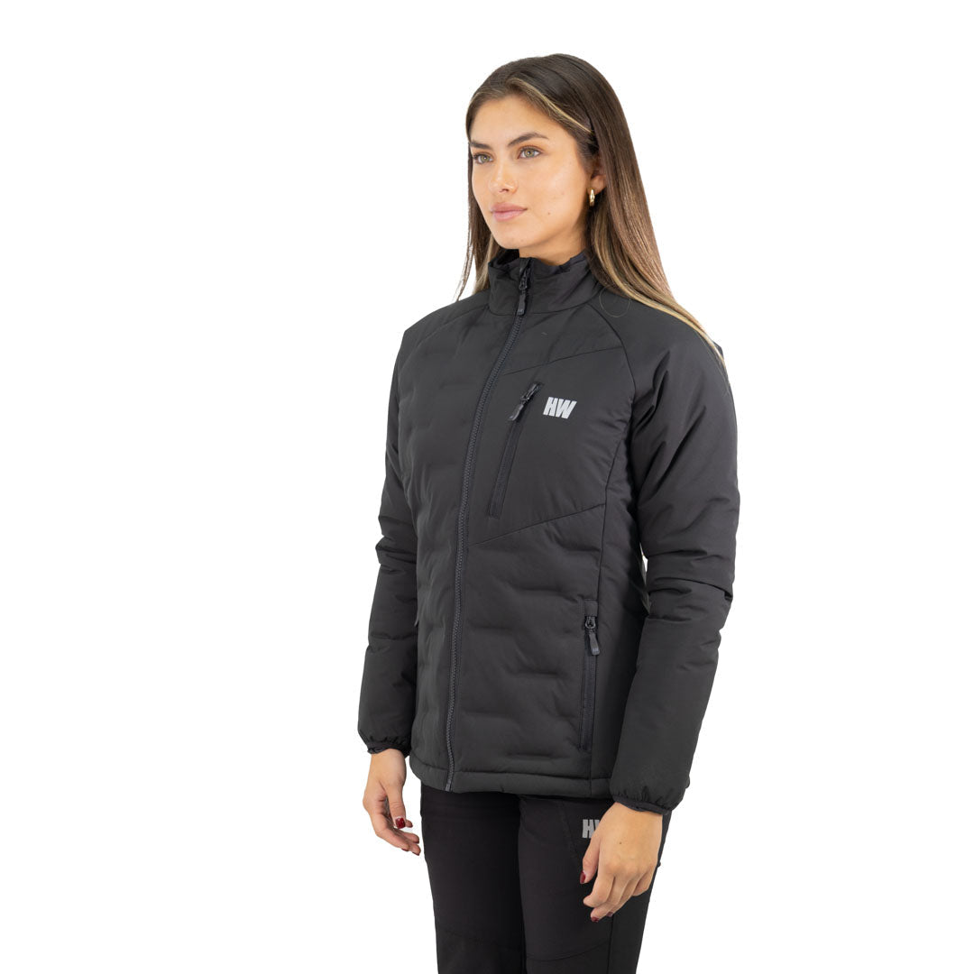 Parka Insulada HW Explorer S/Gorro Mujer Black