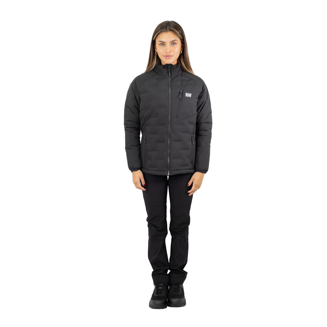 Parka Insulada HW Explorer S/Gorro Mujer Black