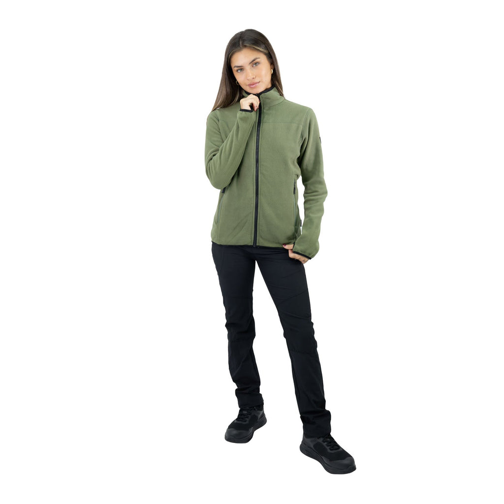 Parka Desmontable HW Reno 3 en 1 Verde Oliva Mujer