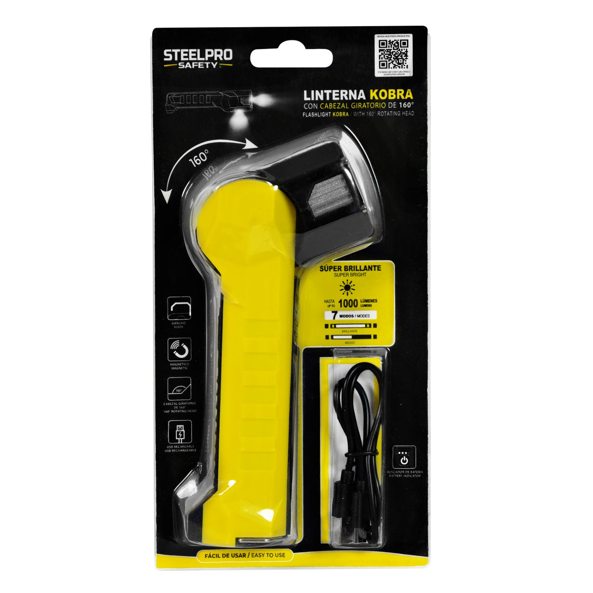 LINTERNA KOBRA STEELPRO