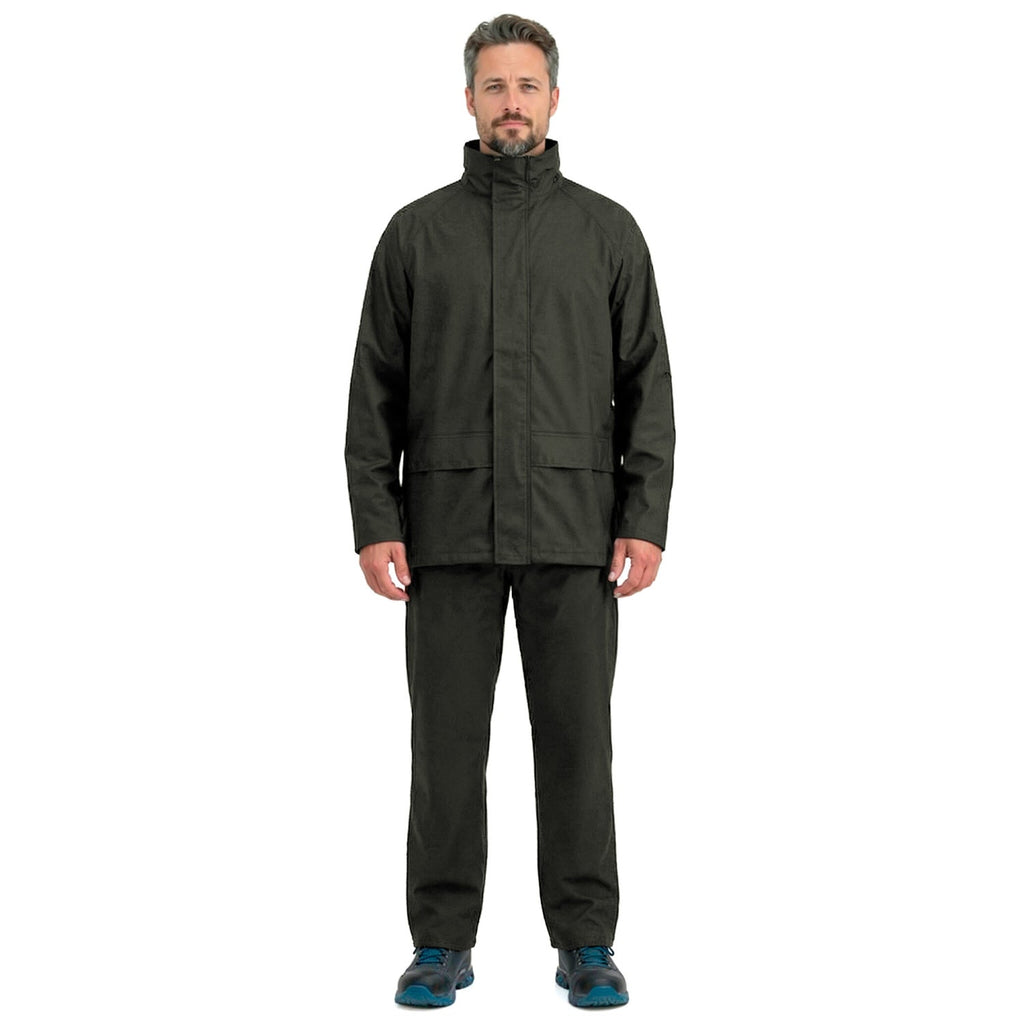 Traje Impermeable Alaska PU/PVC Verde Petróleo