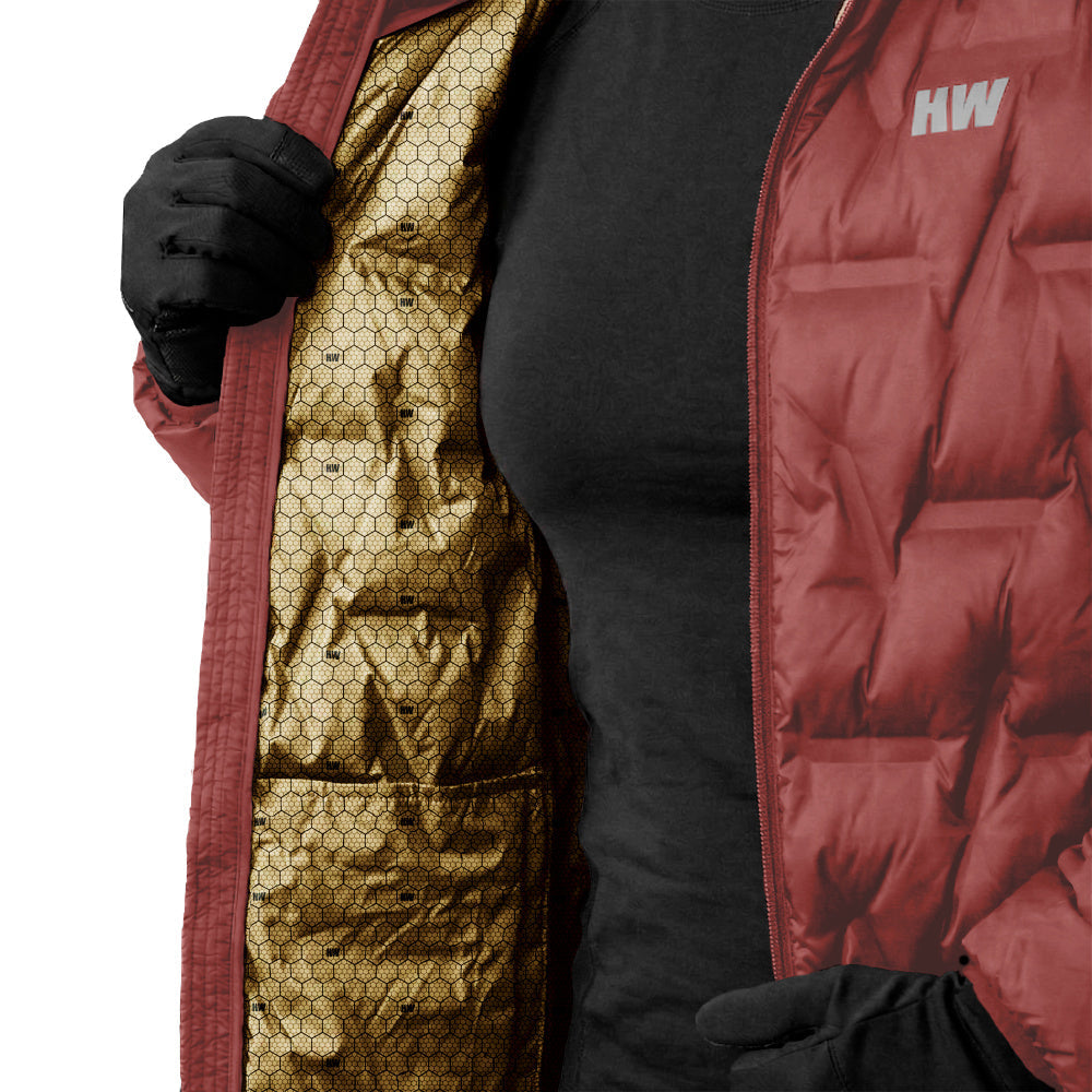 Parka Insulada HW Finlandia Mujer Cabernet