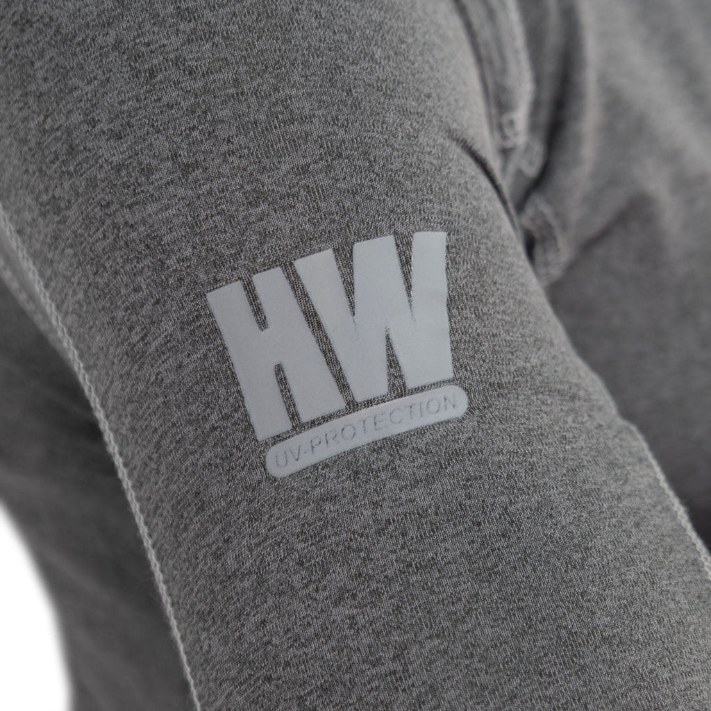 Polera Dry Fit HW SPX Manga Larga Mujer Carbon Grey