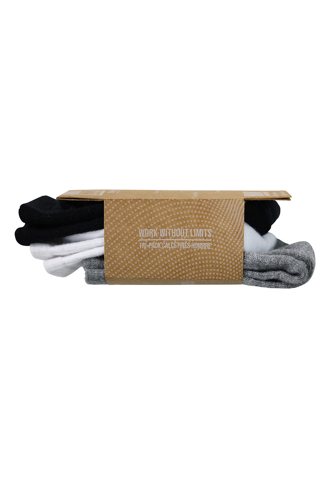 Tripack Calcetines HW Algodón Tobillero Hombre
