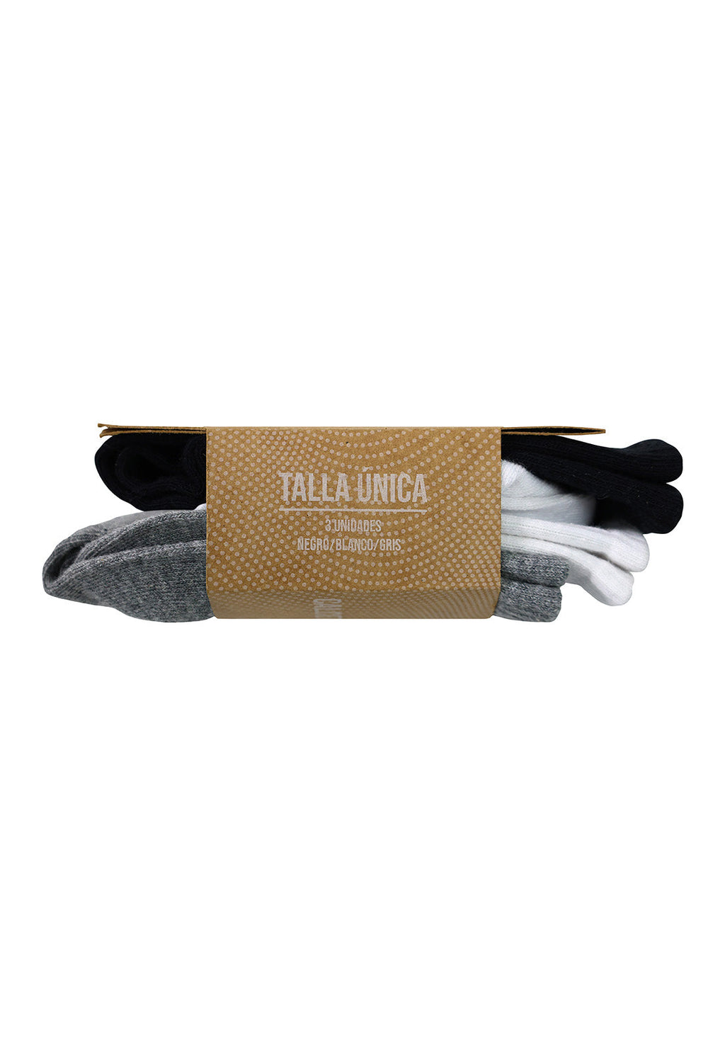 Tripack Calcetines HW Algodón Tobillero Hombre